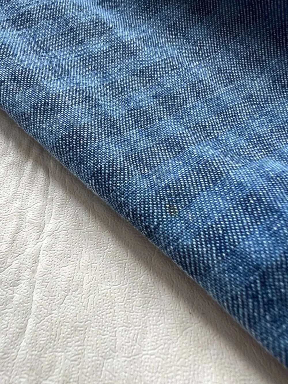 Vintage OshKosh B'gosh overalls 4T 4 T blue denim woven check plaid made in USA